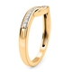 Diamond (Rnd) Ring in 18K Vermeil Yellow Gold Plated Sterling Silver 0.11 Ct.
