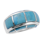 Santa Fe Collection - Kingman Turquoise Ring (Size N) in Sterling Silver