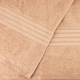 100% Egyptian Cotton Terry Towel Sheet (Size:165x90Cm) - Beige