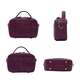 Close Out Deal - Exotic Crocodile Skin Crossbody Bag with Shoulder Chain Strap (Size 18x13x8Cm) - Purple Pink