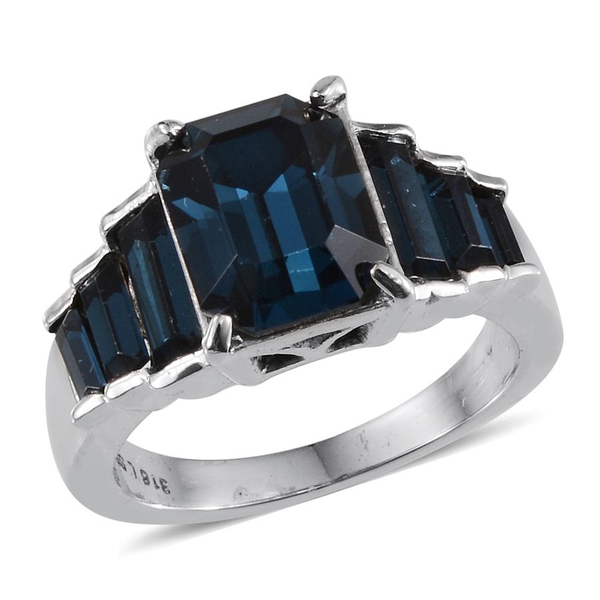 - Montana Crystal (Oct 3.00 Ct) Ring in ION Plated Stainless Steel 4.300 Ct.