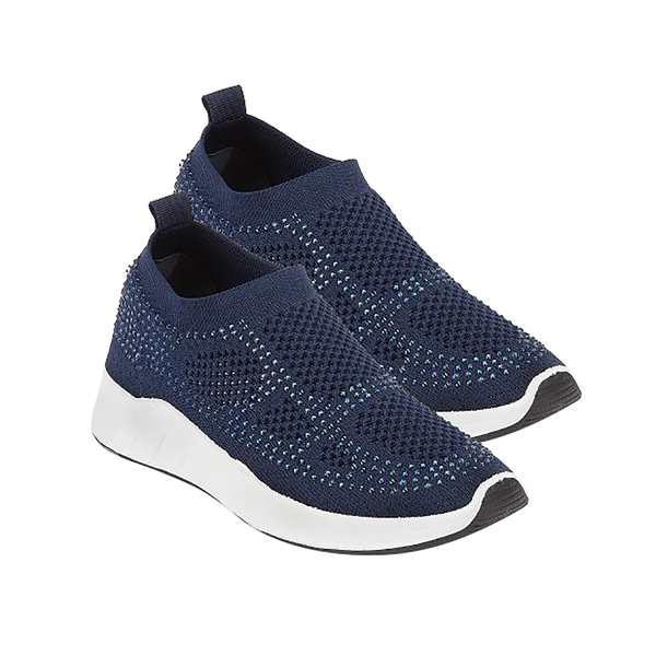 Hopful Slip on Trainers in Navy
