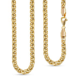 9K Yellow Gold Spiga Necklace (Size - 22), Gold Wt. 13.26 Gms