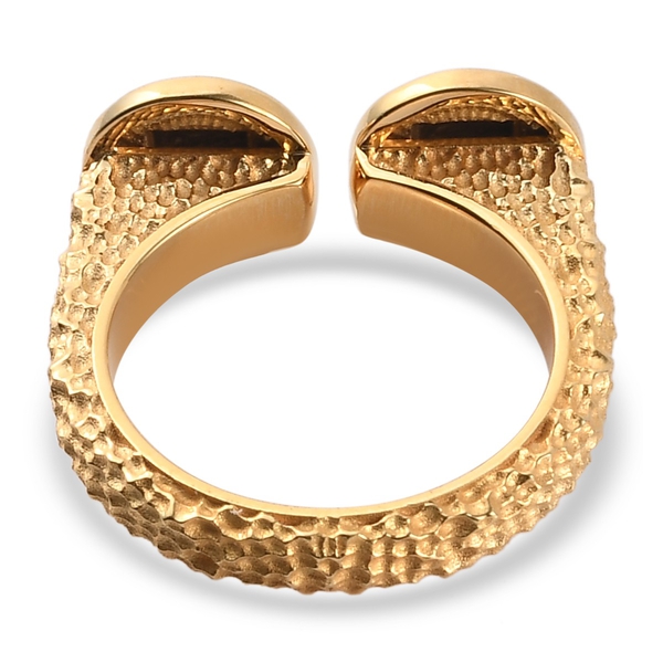 Sundays Child Open Ring in Yellow Gold Tone