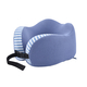 Comfy Neck Pillow with Buckle Closure (Size 22Cm) - Blue