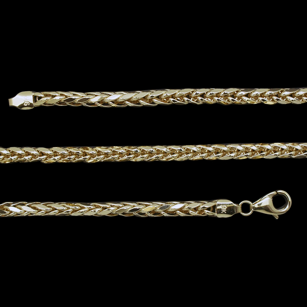 Royal Bali Collection 9K Y Gold Tulang Naga Necklace (Size 20), Gold wt 11.96 Gms.