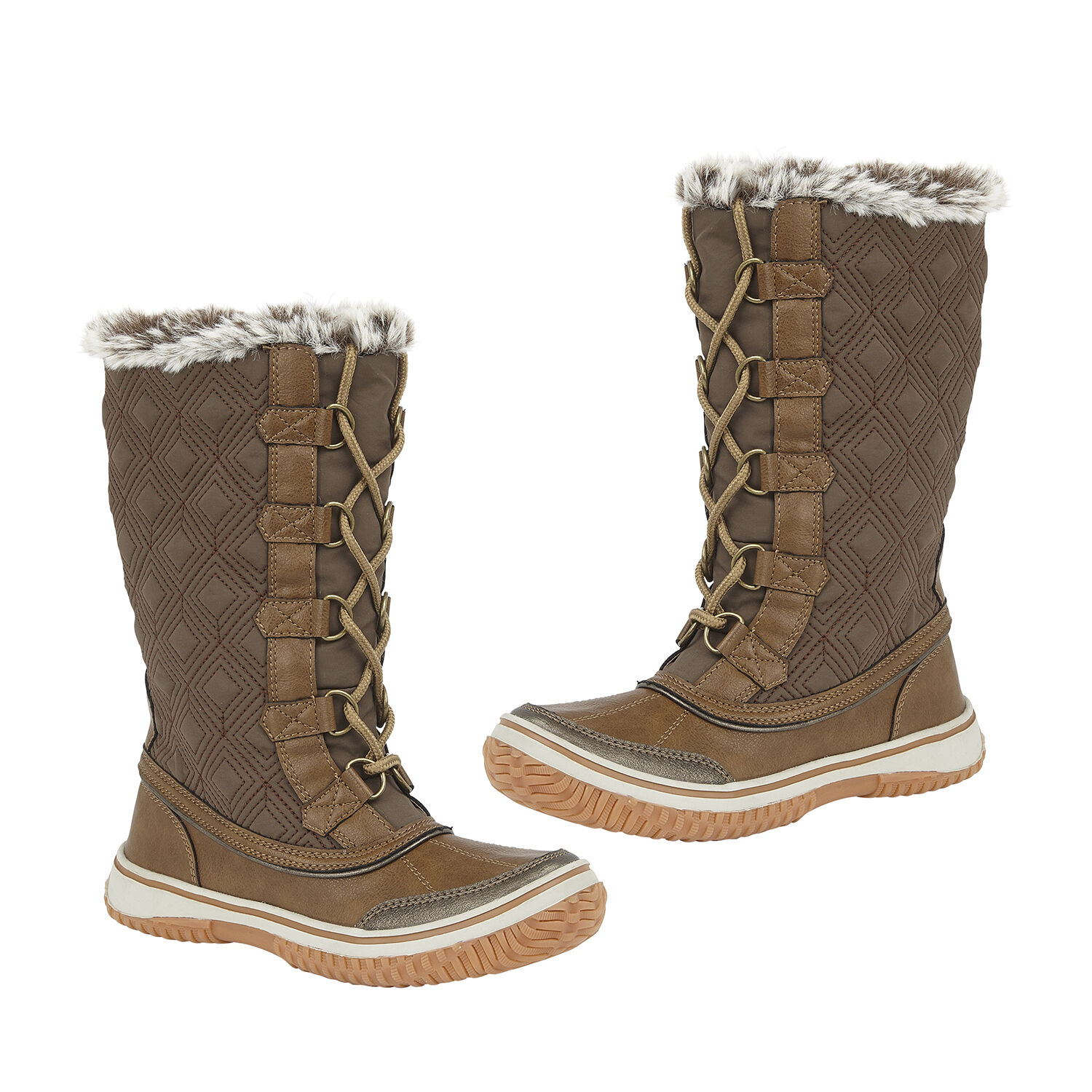 lotus mid calf boots