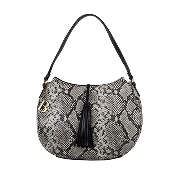 Bulaggi Collection - Tivoli Hobo Shoulder Bag with Zipper Closure (Size ...