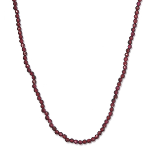 Rhodolite Garnet Necklace (Size - 18) with Lobster Clasp in Sterling Silver