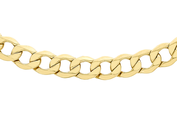 Close Out Deal 9K Yellow Gold Curb Chain (Size 20), Gold Wt. 6.60 Gms.