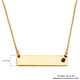Mozambique Garnet Necklace (Size 18) in 14K Gold Overlay Sterling Silver, Silver Wt. 7.47 Gms