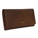 Assots London CLAIRE - 100% Genuine Leather Wallet (20x1.5x10cm) - Tan