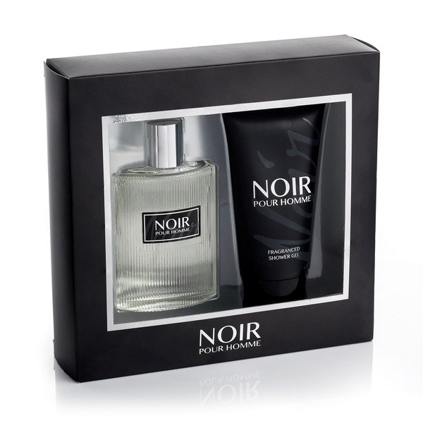 Noir Pour Homme by Prism Parfums 100ml EDT Shower Gel 150ml estimated dispatch 5-7 working days