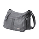 Crossbody Bag with Adjustable Shoulder Strap and Zipper Closure (Size 30x20x11 Cm) - Grey
