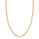 9K Yellow Gold Diamond Cut Box Belcher Necklace (Size - 20) with Spring Ring Clasp
