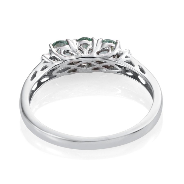 9K W Gold Boyaca Colombian Emerald (Ovl), Diamond Ring 1.000 Ct.