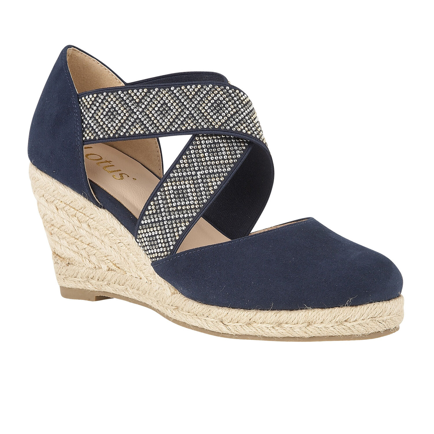 navy wedges size 4