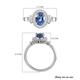 RHAPSODY 950 Platinum AAAA Ceylon Sapphire and Diamond (VS/E-F) Ring 1.62 Ct, Platinum Wt. 5.47 Gms