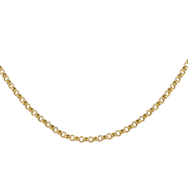 Hatton Garden Close Out Deal -9K Yellow Gold Belcher Necklace (Size - 24), Gold Wt. 4.08 Gms