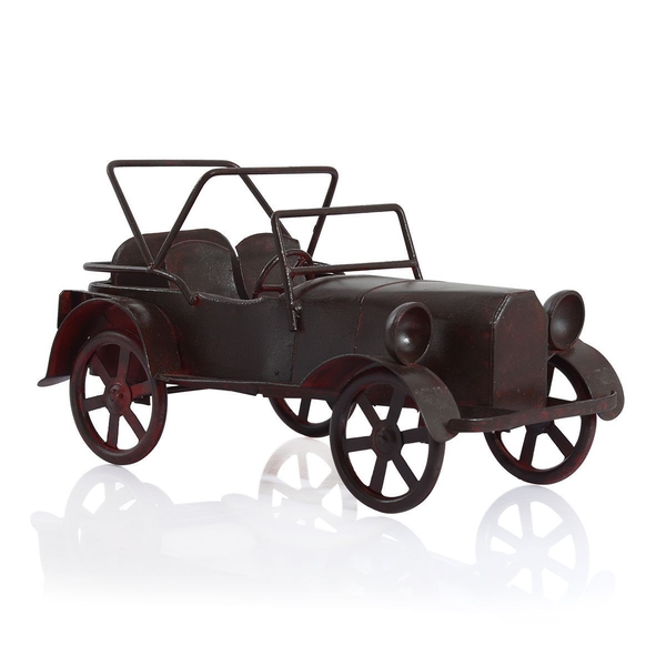 Handcrafted Vintage Style Chocolate Colour Mini Royal Car