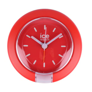 ICE WATCH Travel Clock with Alarm & Snooze (Included 3xAAA Battery) - Red
