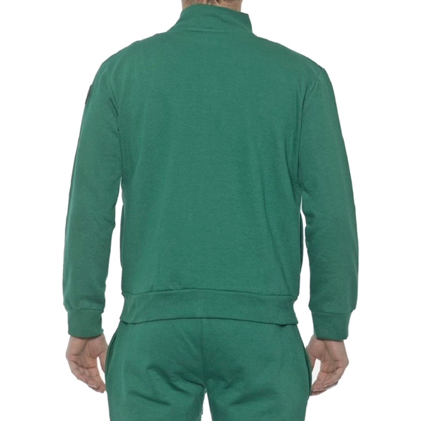 19V69 ITALIA by Alessandro Versace Zip Front Sweatshirt (Size L) - Khaki