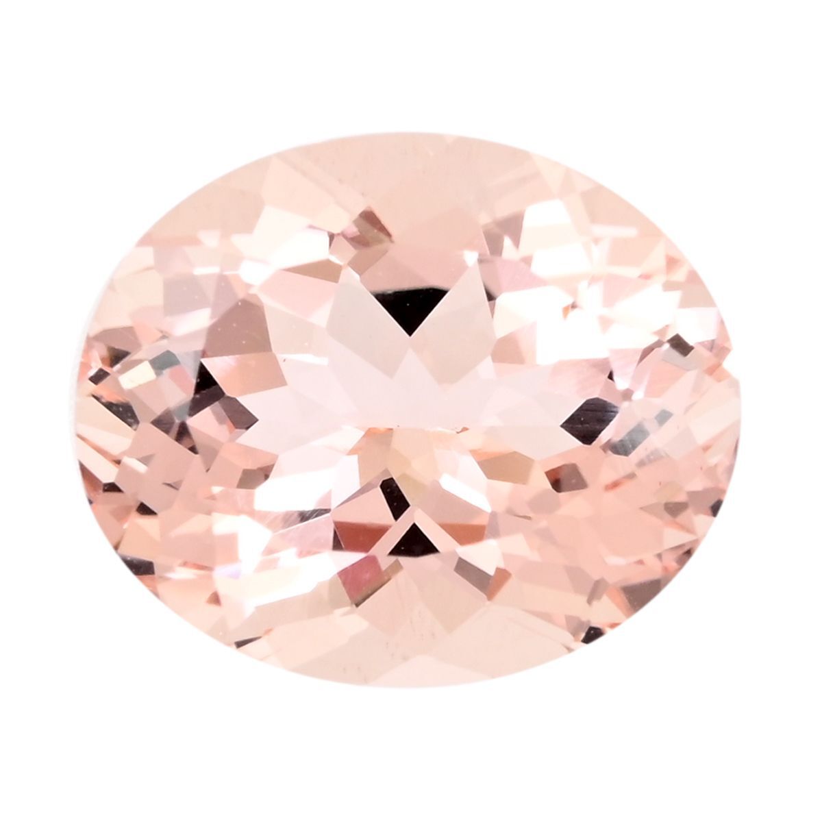 AGI Certified 4.5 Carat Morganite 12x10 Loose Gemstone in Oval Cut