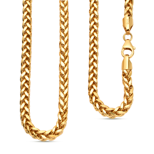 Collectors Edition- 22K (91.6 % Purity) Yellow Gold Spiga Necklace (Size - 22) with Lobster Clasp, G