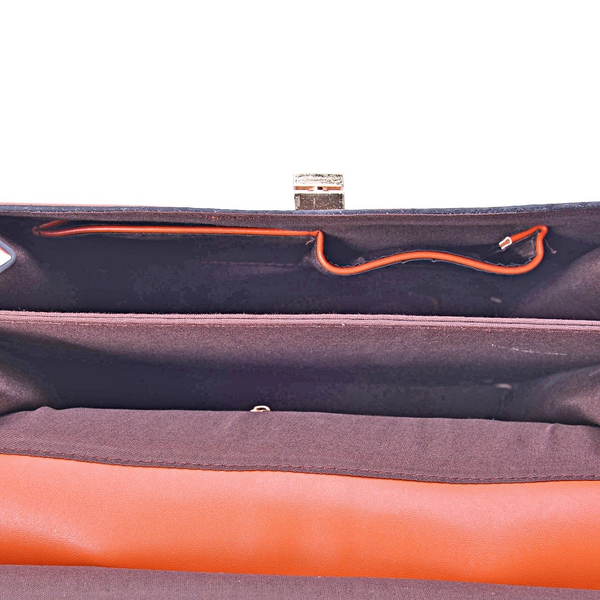 Alderley Tan Colour Grab Bag (Size 30x26x12 Cm)
