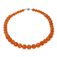 AAAA Grade Natural AGI Certified Baltic Amber Necklace (Size - 18) in Rhodium Overlay Sterling Silve