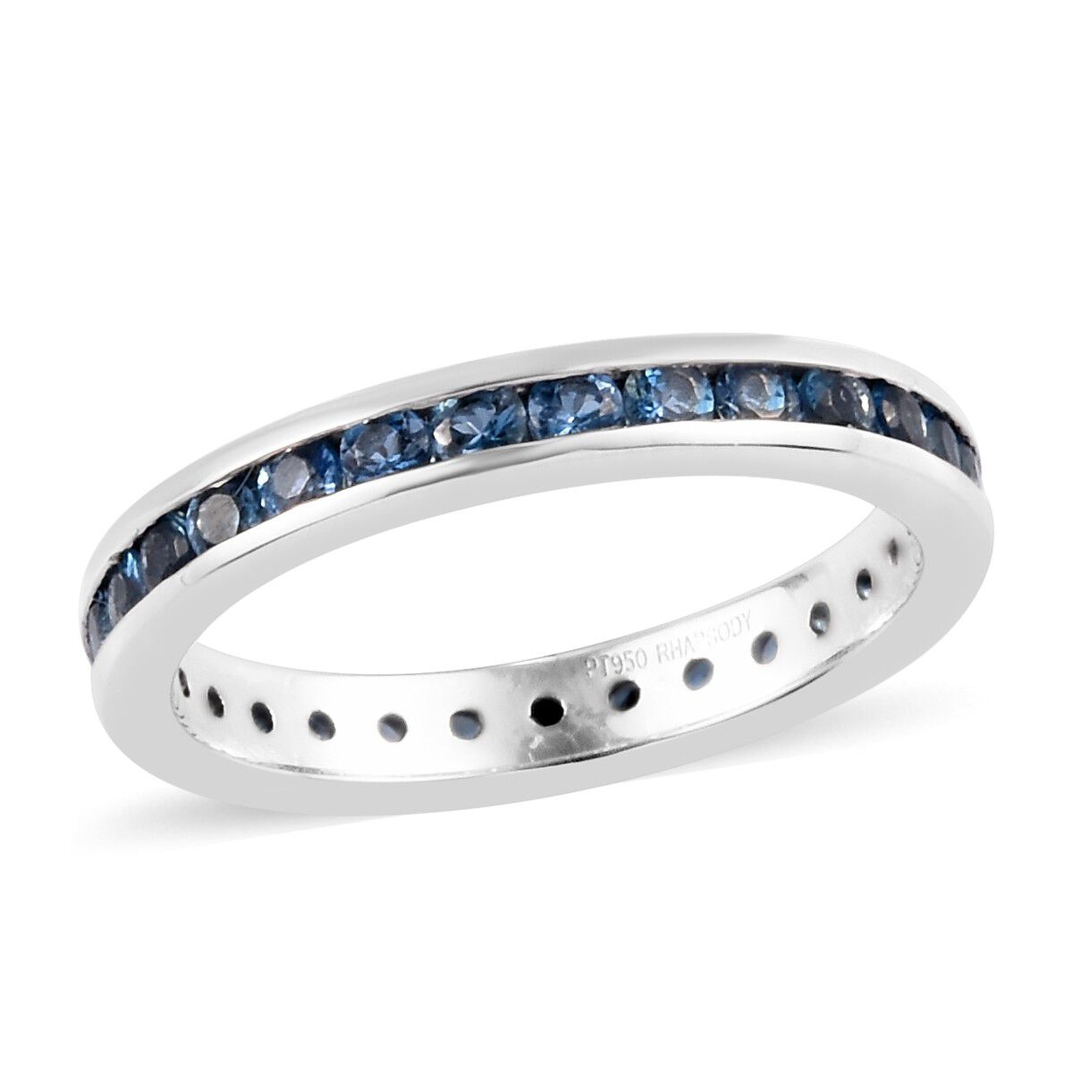 950 Platinum  Santamaria Aquamarine Ring 1.00 ct,  Platinum Wt. 5.25 Gms  1.000  Ct.