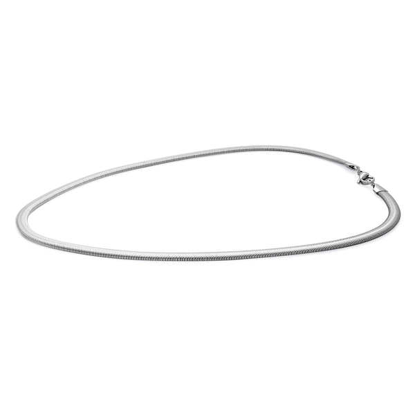 Close Out Deal Herringbone Necklace (Size 20) in Stainless Steel