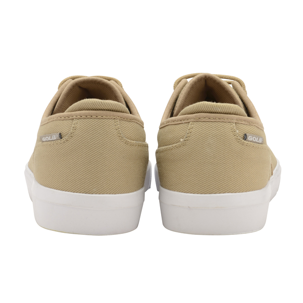 Gola Panama Lace Wide Fit Trainer (Size 12) - Taupe and White