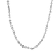 Artisan Crafted Polki Diamond Necklace (Size 18) in Platinum Overlay Sterling Silver 10.00 Ct, Silve