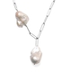 Sundays Child - Freshwater Pearl Necklace (Size 31) with Charm in Sterling Silver