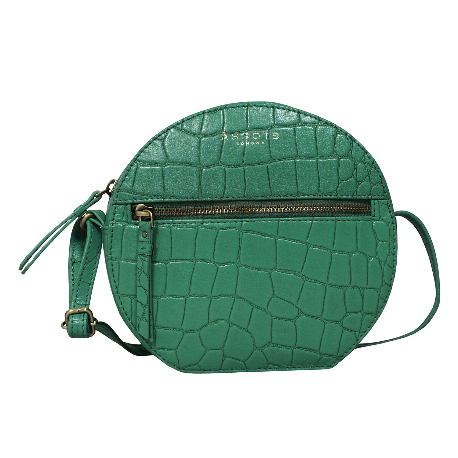 round croc bag