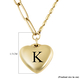 Necklace (Size - 17 With 2.5 Extender) With Charm in Yellow Gold Tone