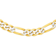 Hatton Garden Close Out 9K Yellow Gold Figaro Necklace (Size 18) with Lobster Clasp, Gold Wt. 6.00 G