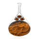 Sajen Silver NATURES JOY Collection - Tigers Eye and Doublet Quartz Pendant in Platinum Overlay Sterling Silver 22.66 Ct.
