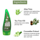 Marigold + Lotus: Aloe Vera Moisturising Gel with Tea Tree oil and Cucumber Extract  - 200 ML