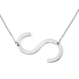 Inital S Necklace(Size - 20) in Stainless Steel