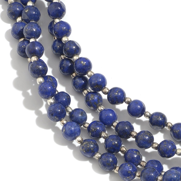 Lapis Lazuli (Rnd) Beads Necklace (Size 100) 325.00 Ct.