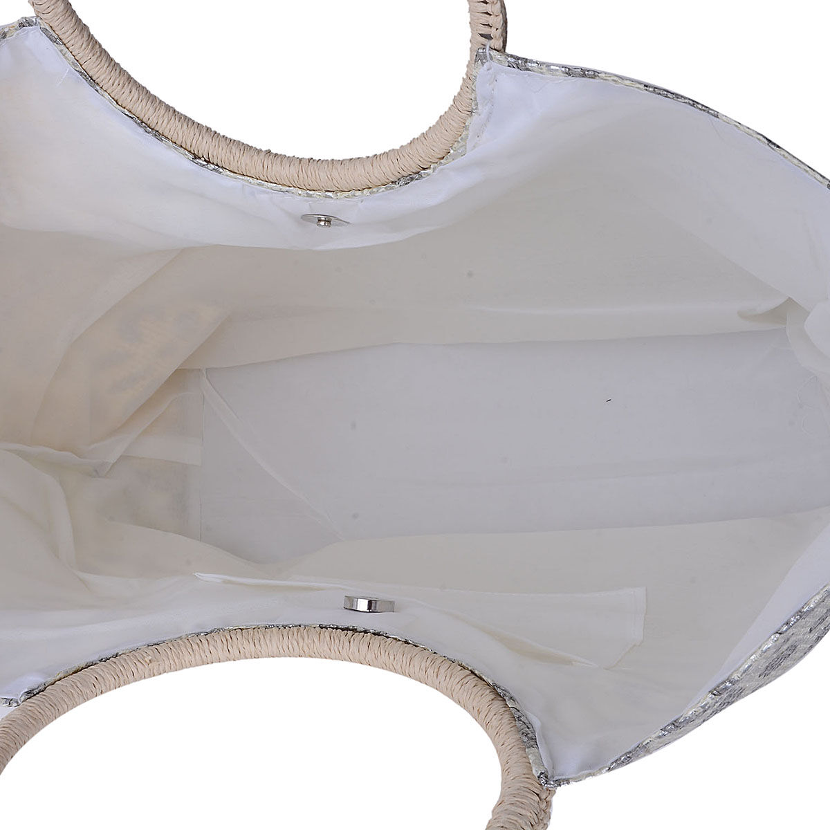 Metallic Leopard Print Beach Bag (Size 50x36x17 Cm)