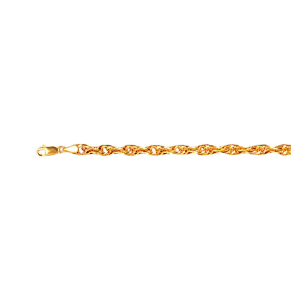 JCK Vegas Collection  18K Y Gold Prince of Wales Chain (Size 20), Gold wt 12.94 Gms.