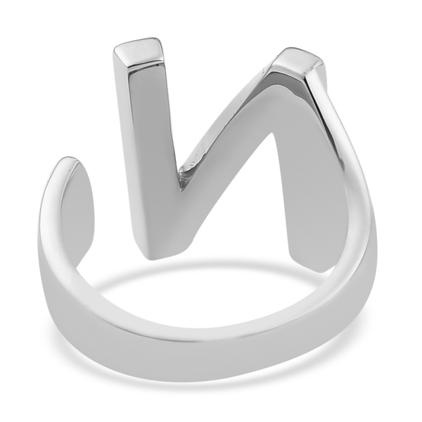 Personalised Engravable Initial N Ring