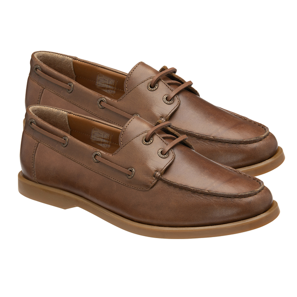Frank Wright Keel Leather Boat Shoe - Tan