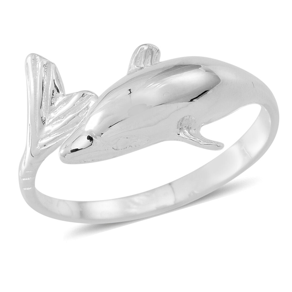 JCK Vegas Collection- Designer Inspired Sterling Silver Dolphin Ring