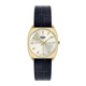 Henry London Vintage Square Round White Silver Dial 3 ATM Water Resistant Watch with Navy Colour Lea