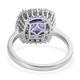 RHAPSODY 950 Platinum AAAA Tanzanite and Diamond (VS/E-F) Ring 2.75Ct, Platinum wt. 5.10 Gms