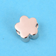 Rose Gold Overlay Sterling Silver Charm, Silver Wt 5.00 Gms